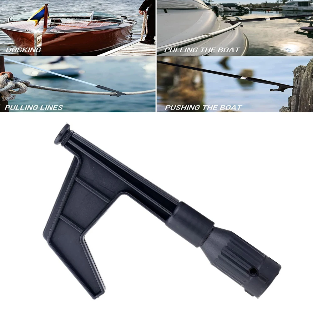 

Hook Boat Hook Approx. 21cm Black Boat Hook Head Car Accessories Nylon Replacement Top Boat Hook Head Corrosion Resistance