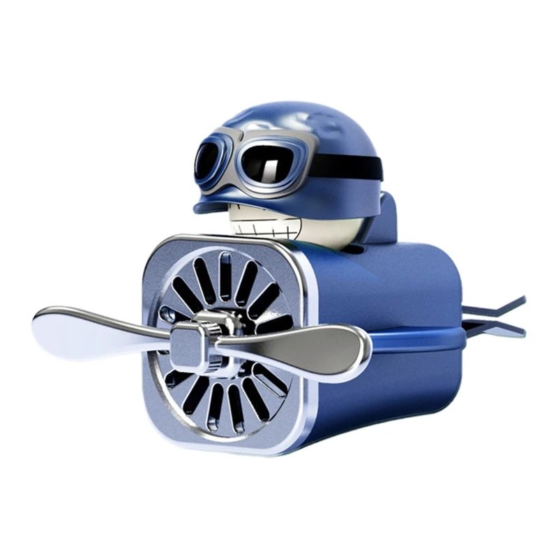 

124B Cute Pilot Guy Air Vent Creative Air Freshener Interior Decors Strong/Light