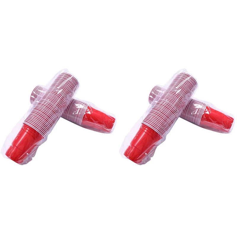 

200 шт., одноразовые пластиковые чашки 450 мл