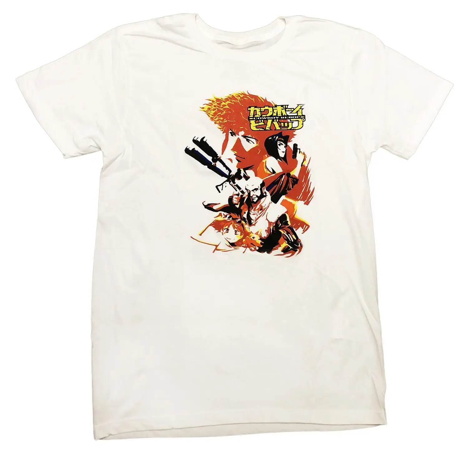 Cowboy Bebop персонажи аниме взрослая футболка S-3XL Fastship