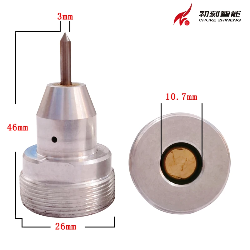 

Chuke Chongqing 2mm 2.5mm 3mm 4mm Aluminum Dot Peen Marking Needle for Pneumatic Pin Engraving Machine