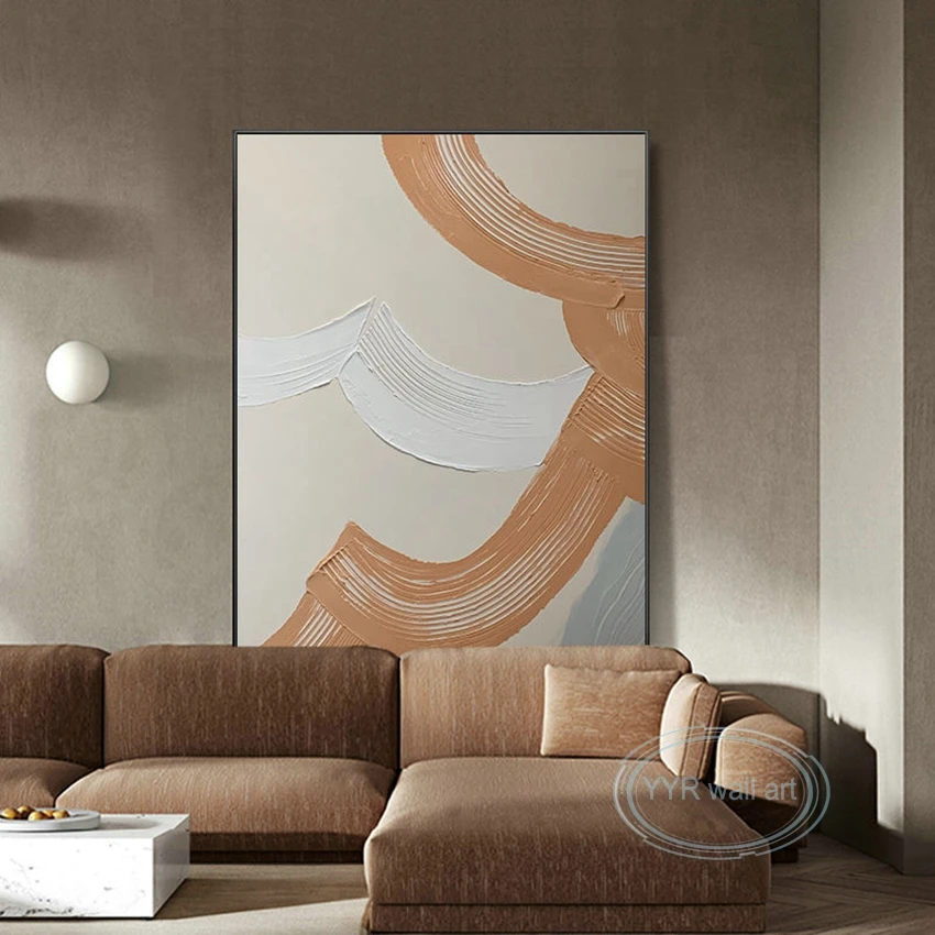 

Modern Abstract Minimalist Decoration Poster Handmade Oil Painting Wall Art Canvas Picture Living Room Bedroom Restaurant Mural