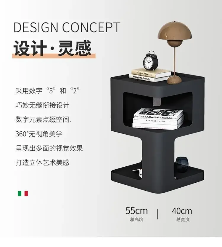 Минималистичные узкие тумбочки белая вспомогательная современная роскошная