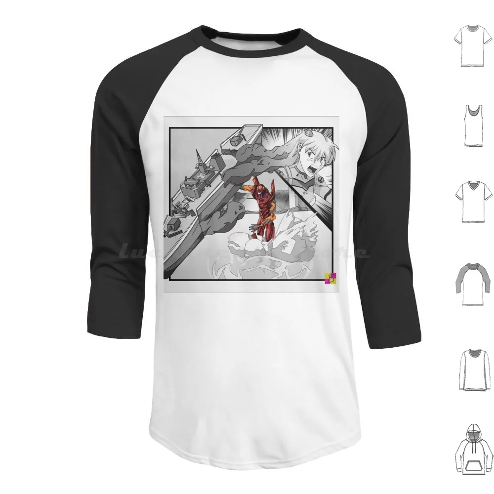 

Худи с длинным рукавом Nge Asuka Shinji Anime манга Mech