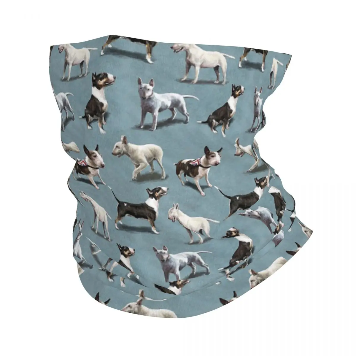 Бандана на шею с принтом Бультерьера для мужчин женщин и взрослых