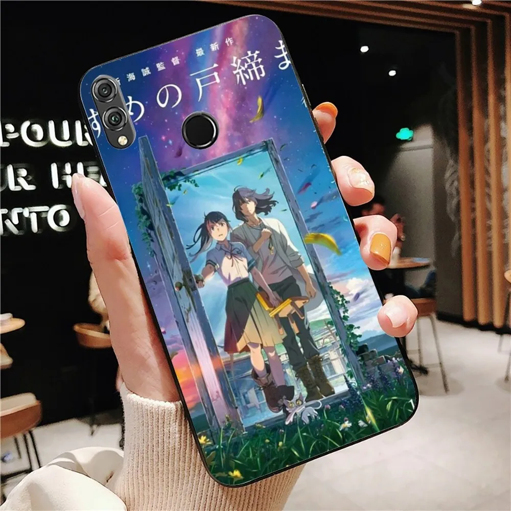 Чехол для телефона BiliBili S-Suzume No T-Tojimari Huawei Honor 10 Lite 9 20 7A 9X 30 50 60 70 Pro Plus мягкий