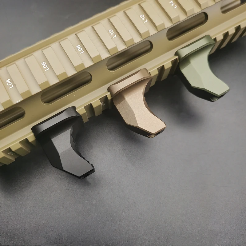 

Tactical Toy 20mm Rail Handstop Kit Angeled Foregrip with Guide Rail Tactical MLOK for M4 M16 AR15 Hunting Accessories