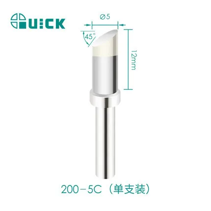 

Жало паяльника для Quick TS2200, 203H, 503, 504, 203D, 376D, паяльная станция, сварочный инструмент для паяльной головки