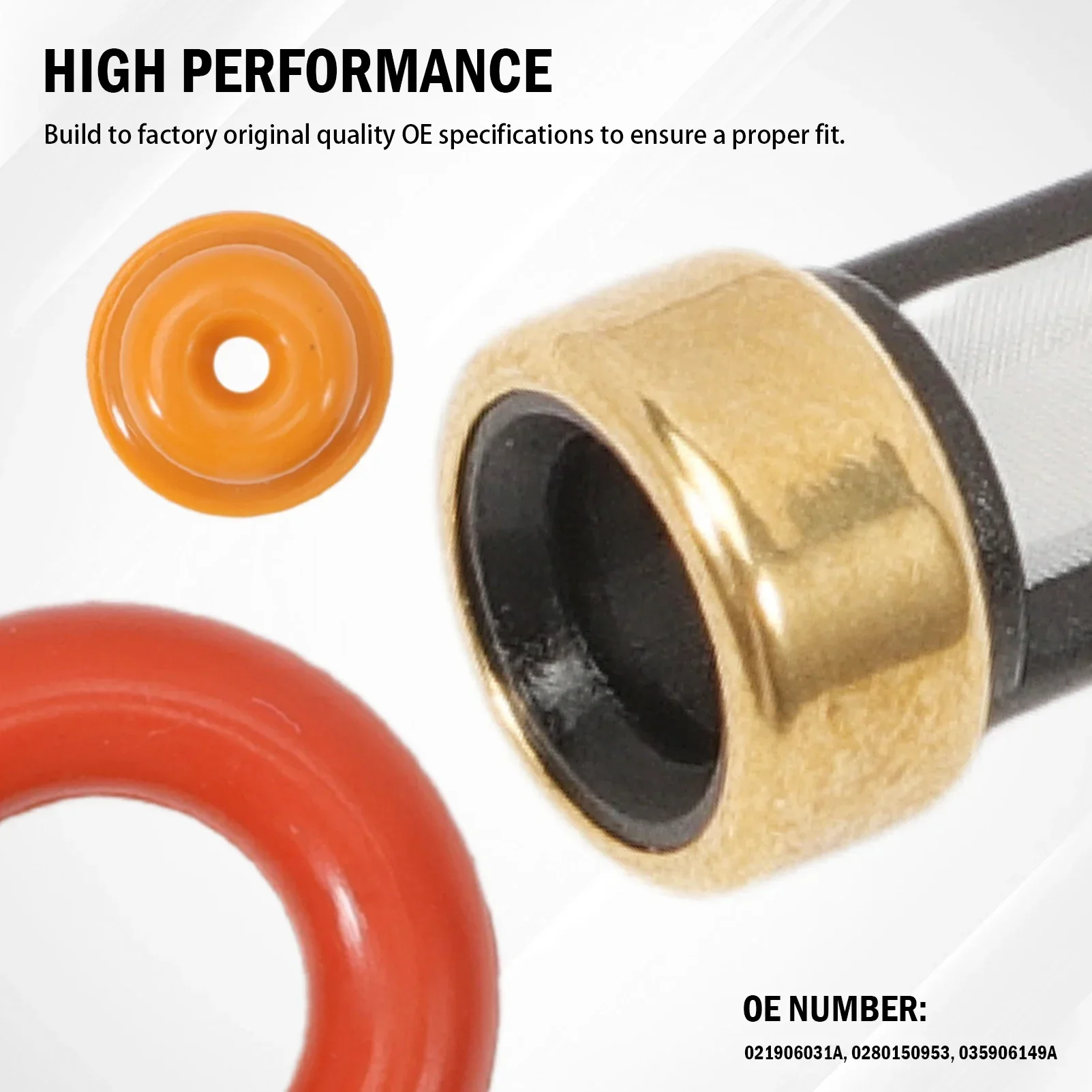 Комплект прокладок форсунок для Sharan 7M Golf 3 Passat B3 35I B4 Corrado Vento 2 8 VR6 9 Galaxy i V6 4x4 0280150953