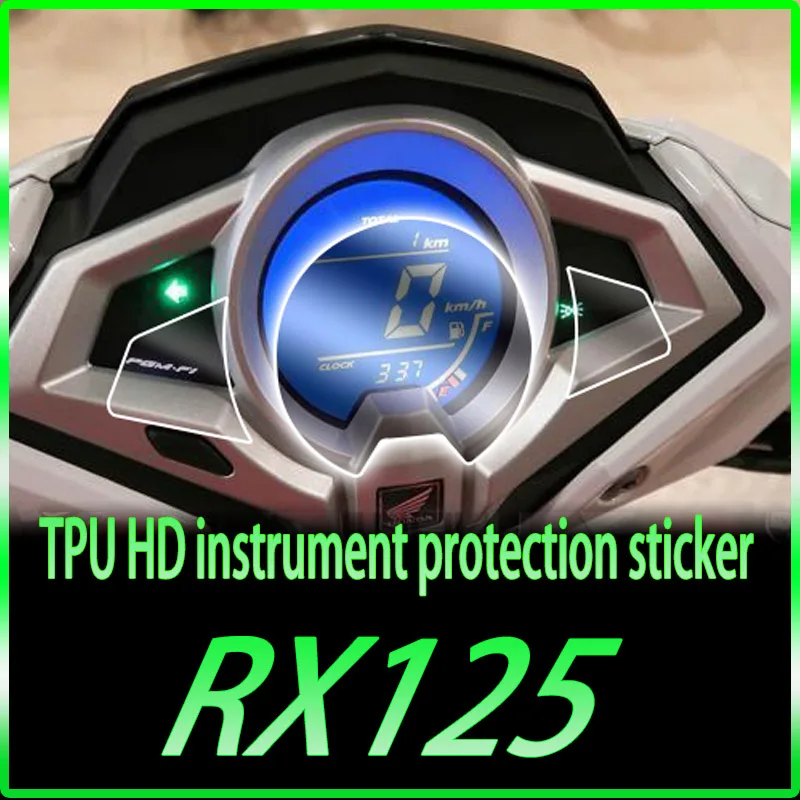

Applicable to Honda RX125 high-definition TPU transparent scratch proof waterproof instrument film scratch self-healing protect