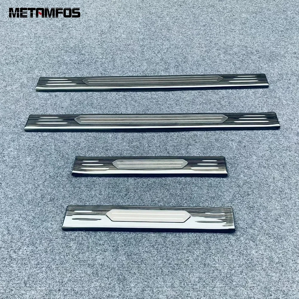 Для Nissan X-trail Xtrail Rogue 2021 2022 2023 стальная внешняя накладка на порог приветственная