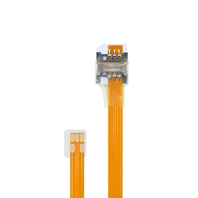 Micro Card Forward To SIM Card Phone Extension Cord Converter Adapter Transparent Open Device for Samsung