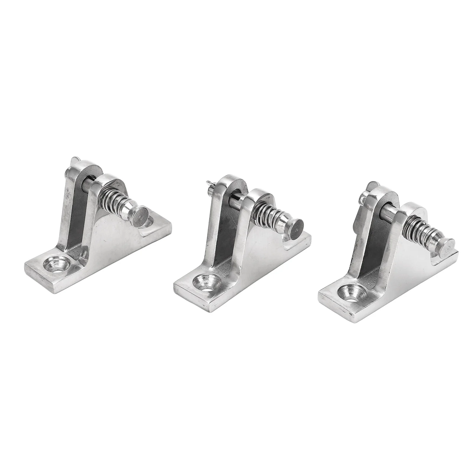 

Bimini Top Deck Hinge Deck Hinge Mount Easy To Install Flat Surface Corrosion Resistant Stainless Steel for Canoes