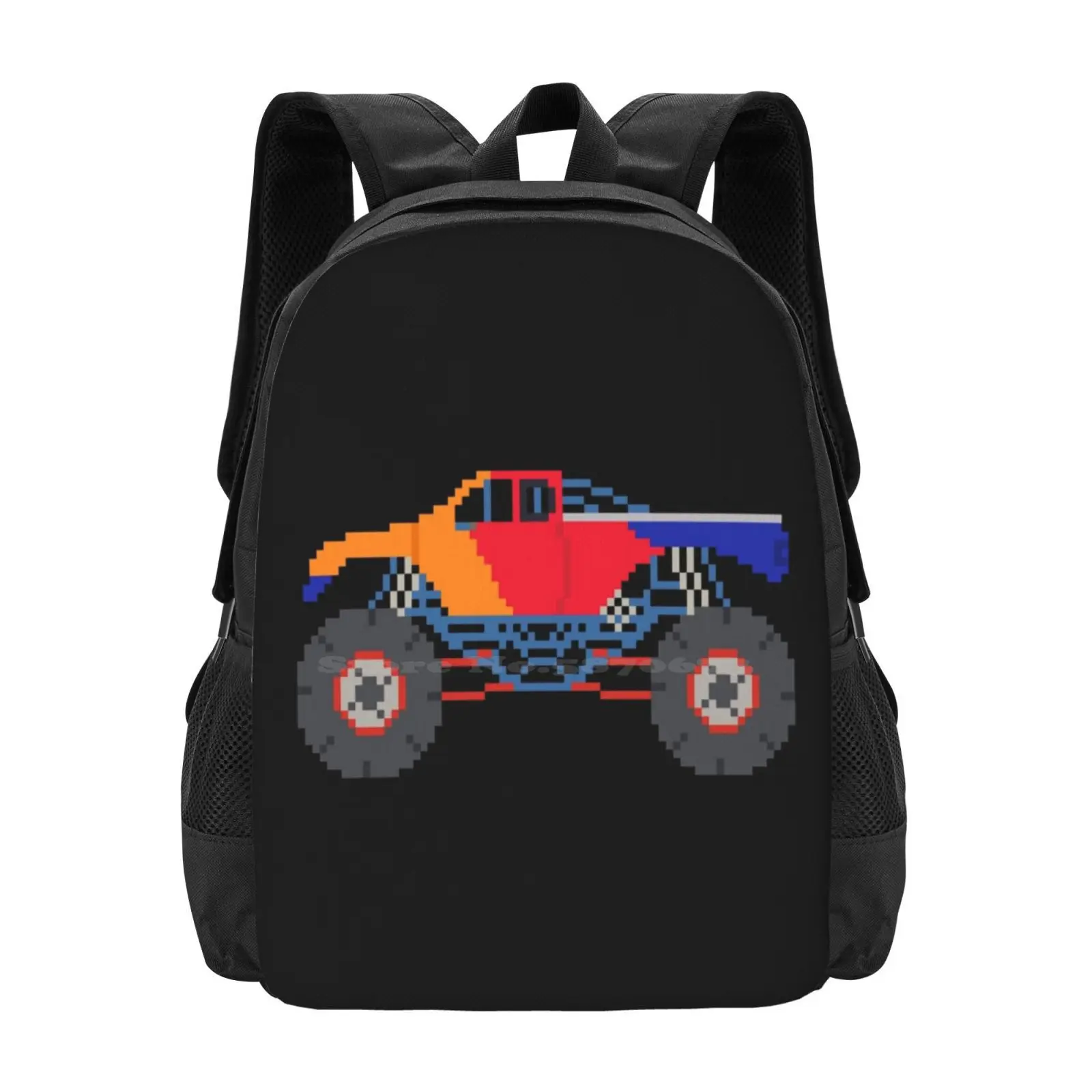 

Монстр-Трак-Детские рюкзаки для фотографий для школы для девочек-подростков сумки для путешествий монстр-Трак 8 бит Детские фотографии