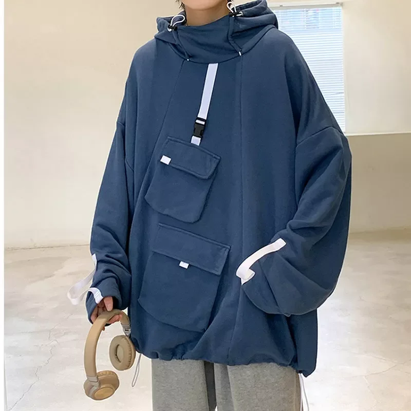 

2023New Hoodies Plus Size Streetwear Hooded Sportswear Sweatshirts Male Black 2021 Spring Autumn Hip Hop Pullover Hoodies Sweats