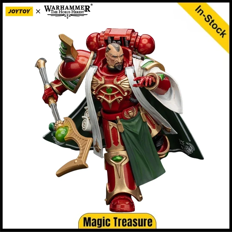 Фото 【В наличии】JOYTOY Warhammer 40K Thousand Sons Magistus Amon Аниме Модель Игрушки Подарок 1/18 Фигурка №1
