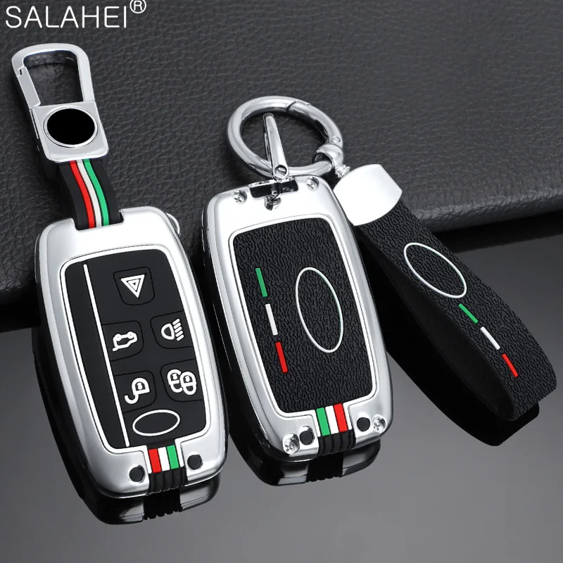 

Car Remote Key Case Cover Shell Fob For Land Rover Range Rover Sport Evoque Freelander 2 Velar Discovery 4 Keychain Accessories