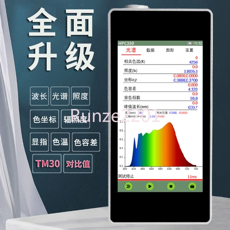 

Спектральный измеритель освещенности серии HPC350
