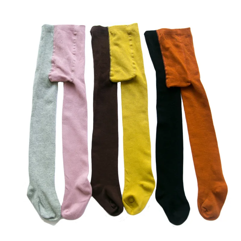 

Разноцветные колготки для девочек, лоскутные эластичные брюки для маленьких девочек, облегающие брюки, детские танцевальные колготки, колг...