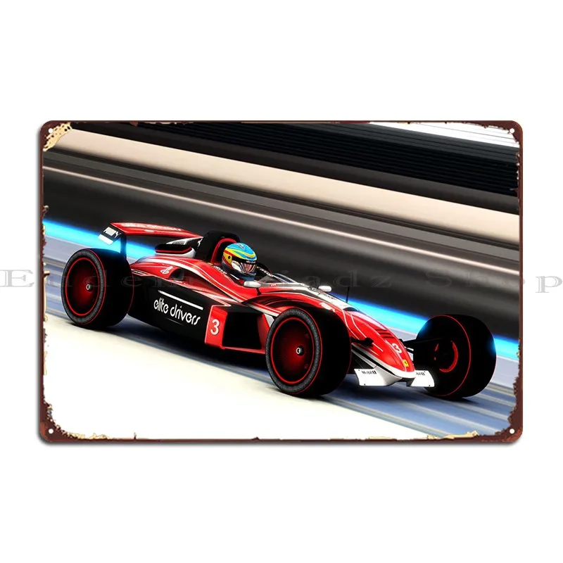 

Elite Drivers 11 Metal Plaque Poster Party Garage Designer Vintage Rusty Tin Sign Poster
