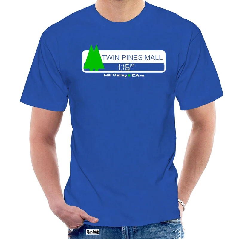 Twin Pine Malls Back To Future Marty mcfly 80s TShirt Retro T-Shirt Logo BTTF @024116 |