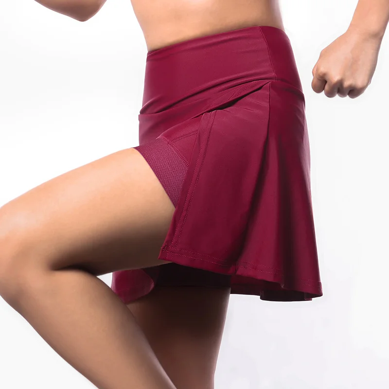 

2023New Bicycle Cycling Pants Women Summer Outdoor Sports Quick Drying Skirt Pants Anti Glare High Waisted Silicone Sponge Pad