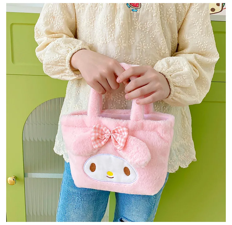 Sanrio kuromi сумка плюшевая игрушка мобильный телефон кошелек для смены машинка