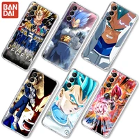 dragon ball vegeta comic case for samsung galaxy s20 fe s22 s21 s10 plus s9 soft phone coque note 20 ultra 10 9 transparent bags