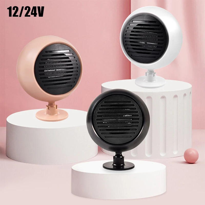 

500W 12V/24V Car Heater Portable Automatic Heater Fast Heat Defroster Electric Fan Heater Cooler Windshield Defogger Defrost