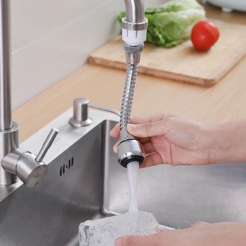 

1Pc Kitchen Gadgets 2 Modes 360 Rotatable Bubbler High Pressure Faucet Extender Water Saving Bathroom Home Accessories Supplies