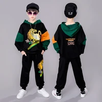 designer boys clothing set spring autumn kids clothes baby boy sports suit children student hip hop hoodie streetwear outfits