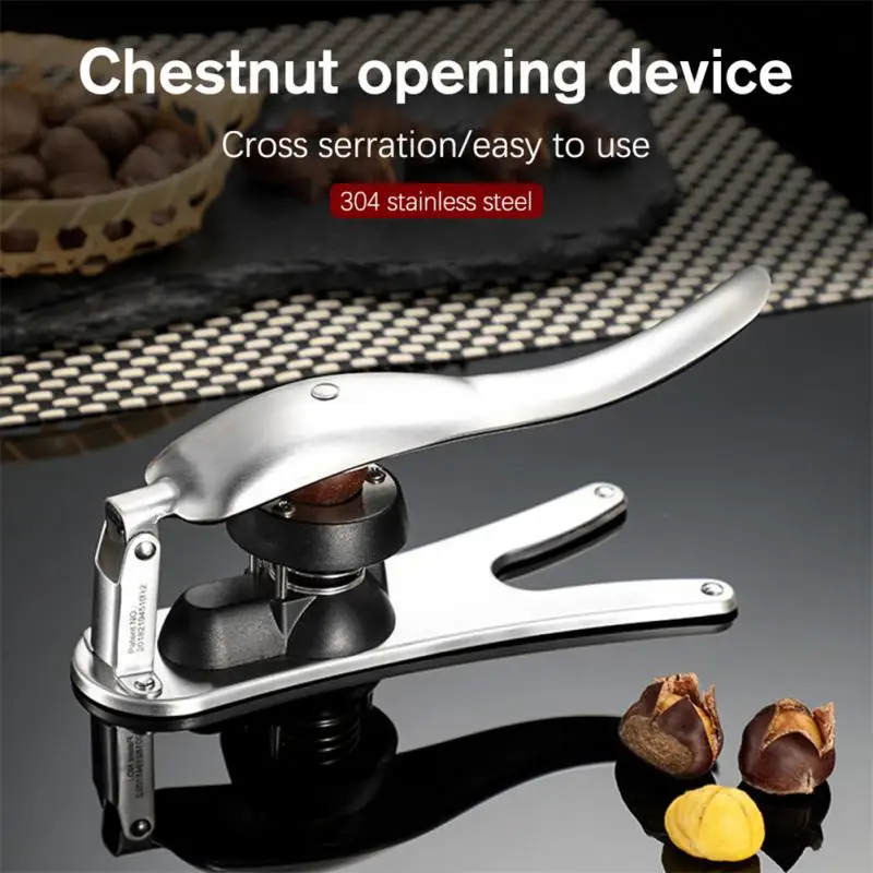 

Chestnut Clip Nut Opener Cutter Gadgets 2 In 1 Quick Walnut Pliers Metal Nutcracker Sheller Kitchen Tools Cutter Kitchen Gadgets