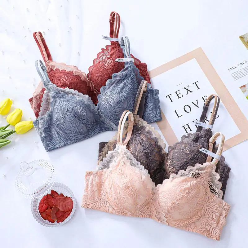 

Small Breasts Gathered 2022 Traceless Push Up Seamless Bras Bralette Women Comfortable Underwear Clothes Female Sexy Lingerie