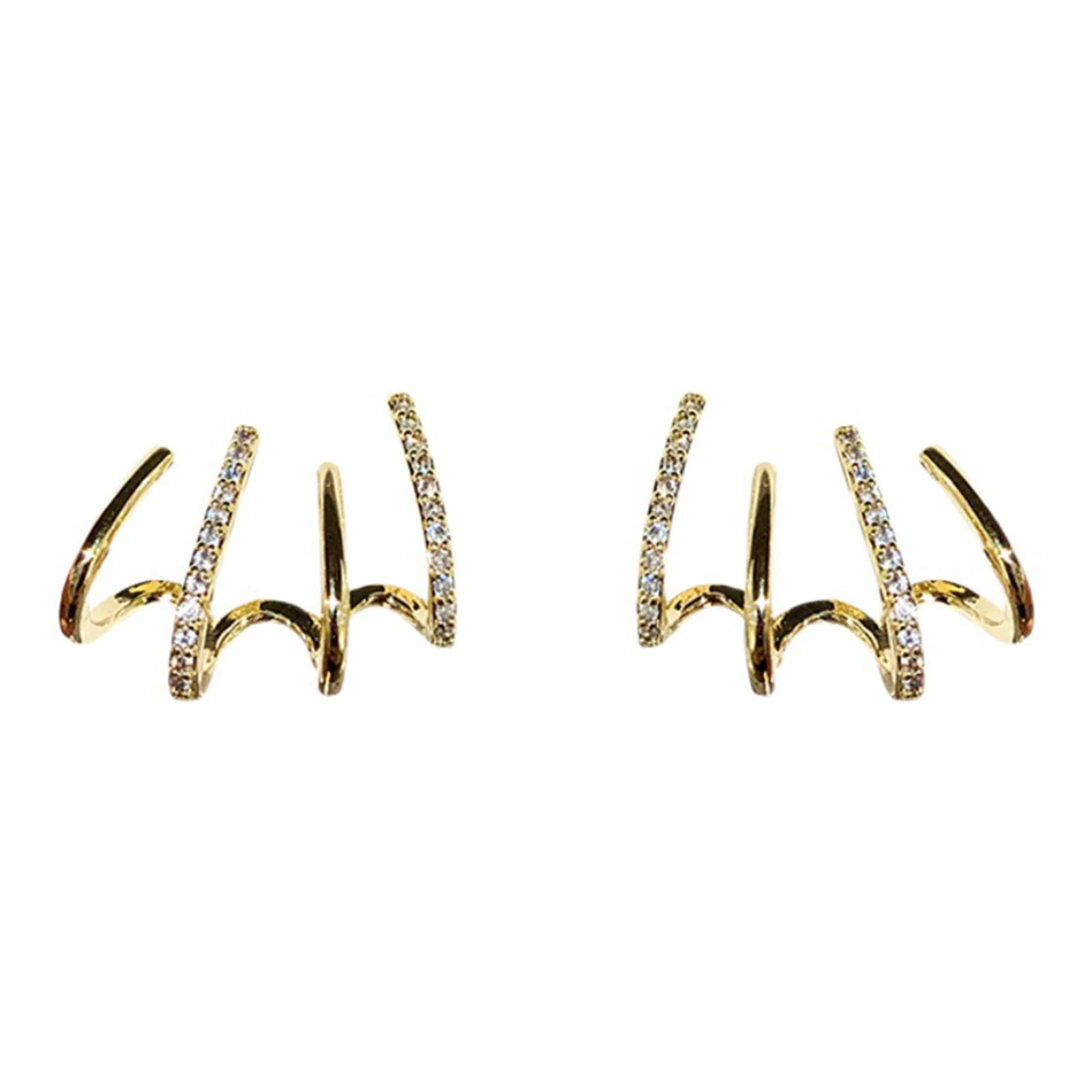 

1 Pair Simple Women Cute Drop Earrings Lady Metal Stylish Dangle Earrings