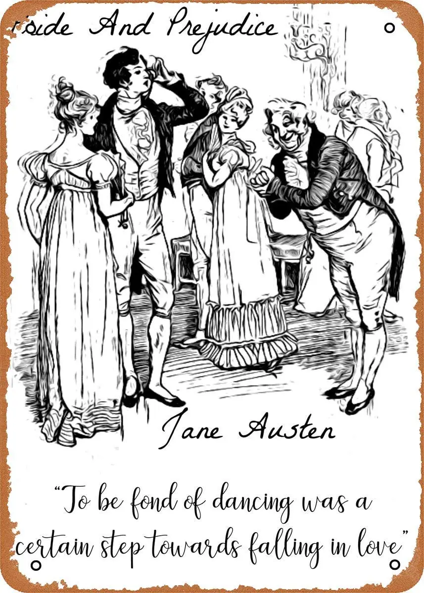 Винтажный металлический знак книга с принтом гордости и предсказаний коллекция