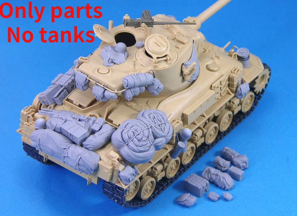 Israel M51 Super Sherman Medium Tank Stacking Conversion (no Etching) Unpainted