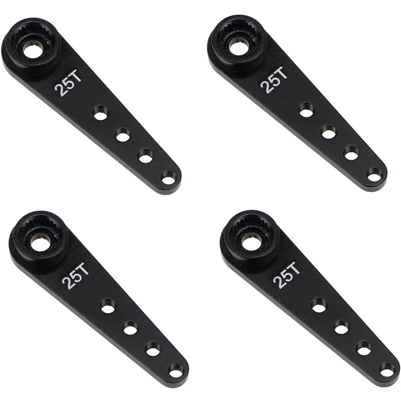 

4PCS 37Mm 25T Metal Extension Steering Servo Arm Horn for RC Car Crawler Parts