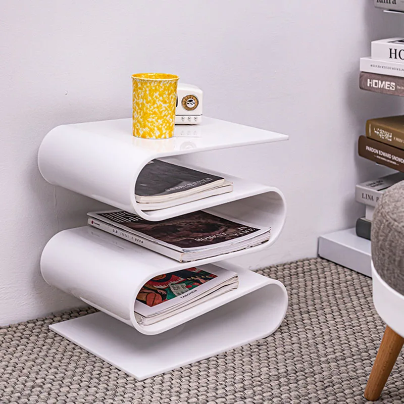 

Modern Coffee Tables Living Room Durniture Acrylic Table Sofa Side Table Balcony Furniture Storage Shelves Bedroom Bedside Table