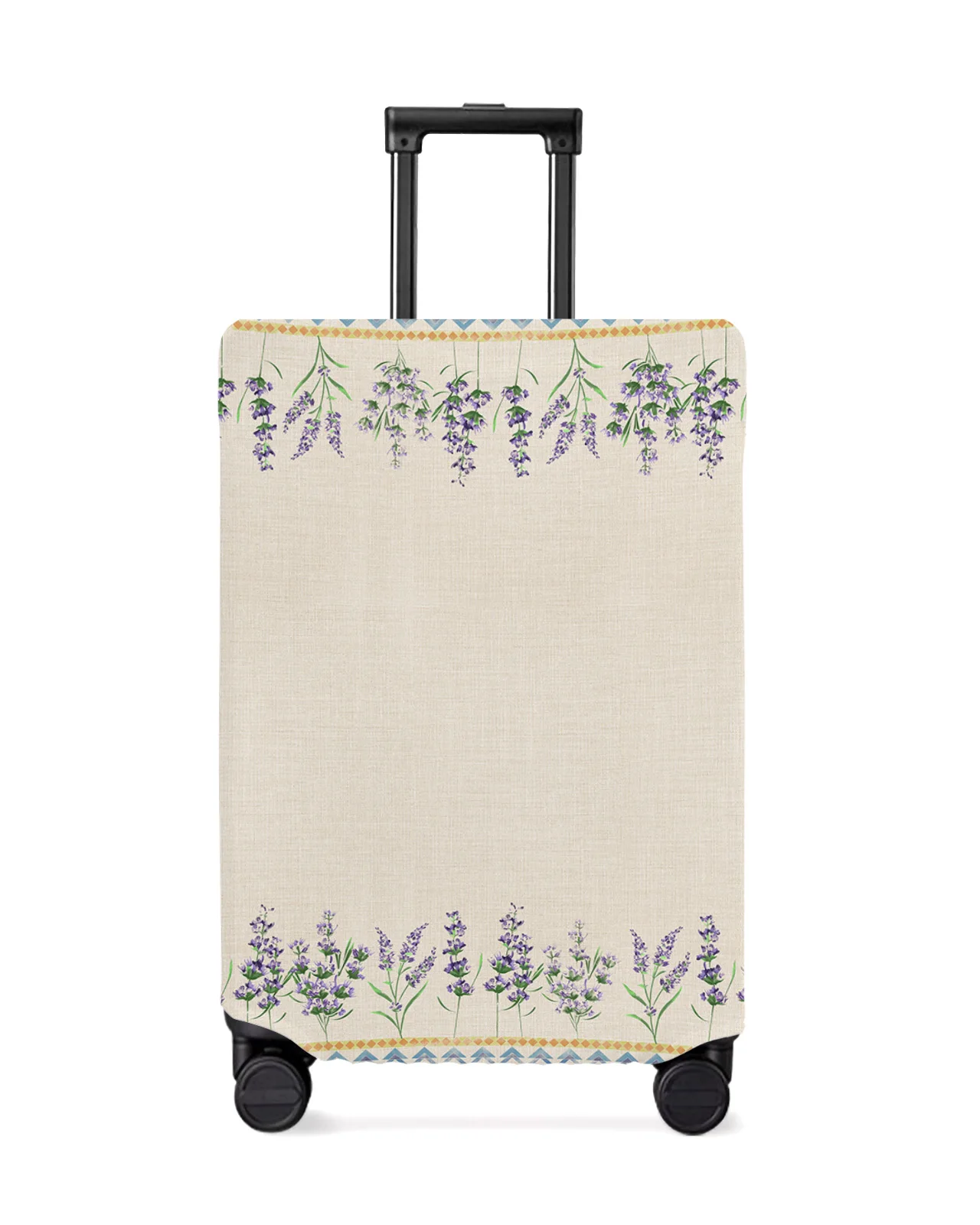 

Lavender Flowers Bohemia Travel Luggage Cover Elastic Baggage Cover For 18-32 Inch Suitcase Case Dust Cover Travel Accessories