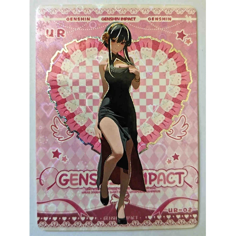 История богини Yae Miko keqing Raiden Shogun серия бронзирующие персонажи редкая коллекция