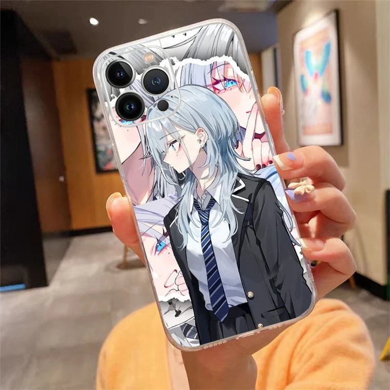 Фото Чехол для телефона Haimiya Senpai wa Kowakute Kawaii для iPhone 17 Pro Max, 17 Pro, Air, 16, 15, 14, 13 Pro Max, 16, 15, 14, 13 Pro, 15 Plus №4