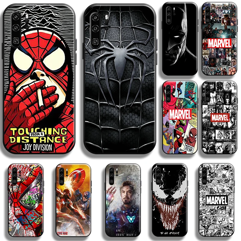 

Marvel Avengers Phone Case For Huawei Honor 10 10i 9 9A 10X 9X 8X Pro Lite Coque Soft Carcasa Full Protection Liquid Silicon