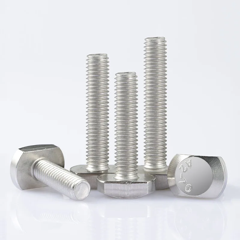 "TSlot Bolts 304 Stainless Steel Tshaped Screws M5 M6 M8 M10 M12 T