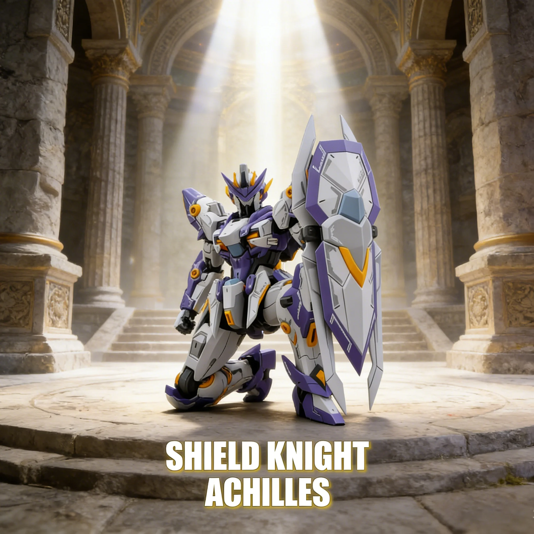 Фото Серия фигурок SNAA Knights of The Round Table - LAMORAK / PERCIVAL / TRISTAN / ACHILLES / NETHER EMPEROR, сборные аниме-фигурки №5
