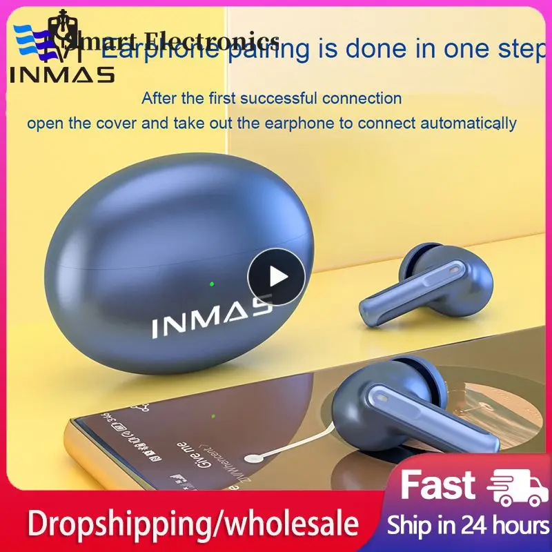 

With Charging Box Earbuds Noise Reduction Touch Control Earphones Long Standby With Mic Wireless Headphones