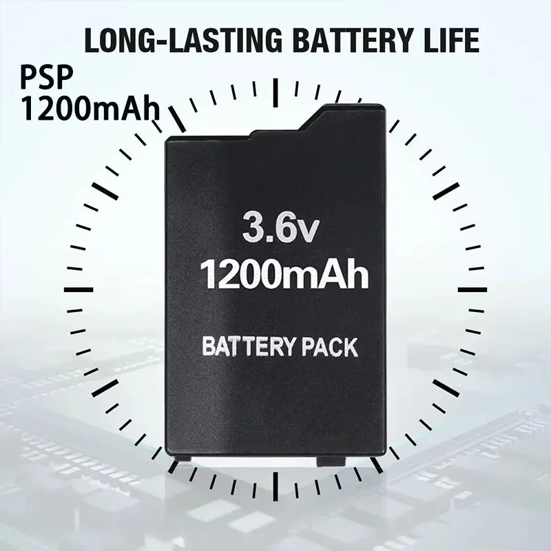 Фото Аккумулятор PURFIELD 1200 мАч 3.6В SLIM литий-ионный для игровой консоли Sony PSP 2000/3000 PSP-S110, сменный аккумуляторный блок №3