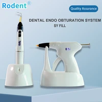 dental endo obturation system gun heated pen percha gutta tips wireless operaion sy fill