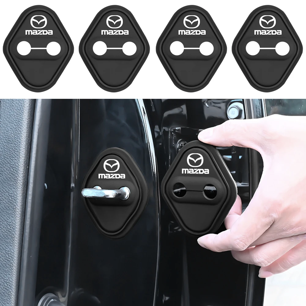 Фото Комплект из 4 силиконовых накладок для защиты замков дверей Mazda 3 BK, 6 GH, CX-5, CX30, MX-5 2, 5, CX-3 GJ, GL, CX-8 MS, RX-8 №3