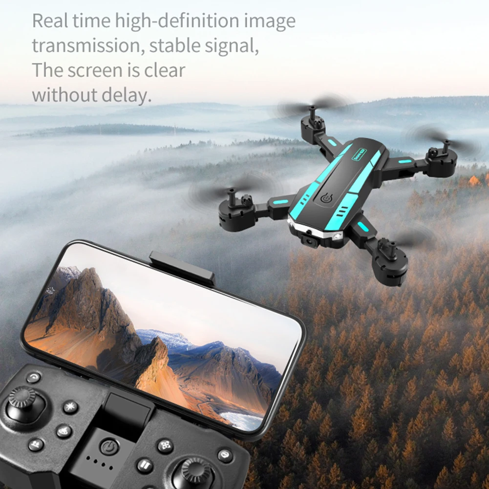 

Single/Double Lens Foldable Aerial-Drone Adjustables Lens Quadcopters Toys For Beginner Professional