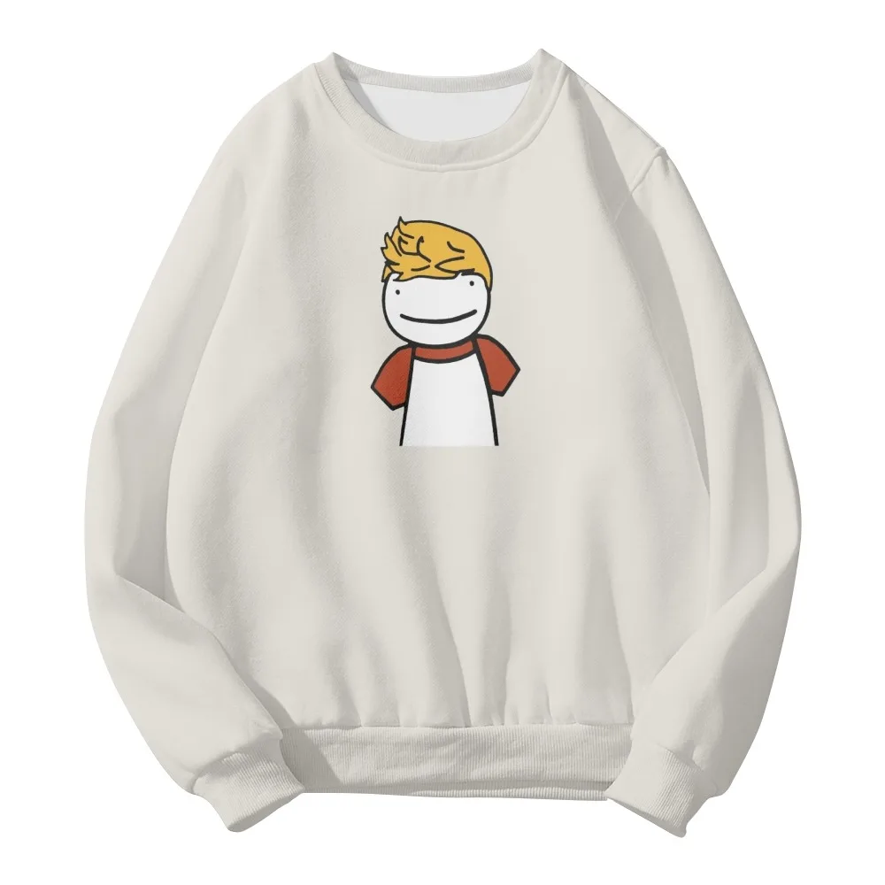 

Новинка, популярная мужская одежда Tommyinnit Merch Sunday Club, свитшоты с круглым вырезом, команда мечты SMP, женская и мужская толстовка с круглым вырез...